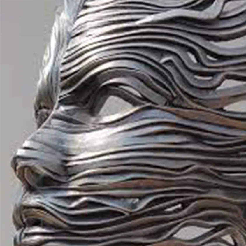 , showing two interwoven human faces