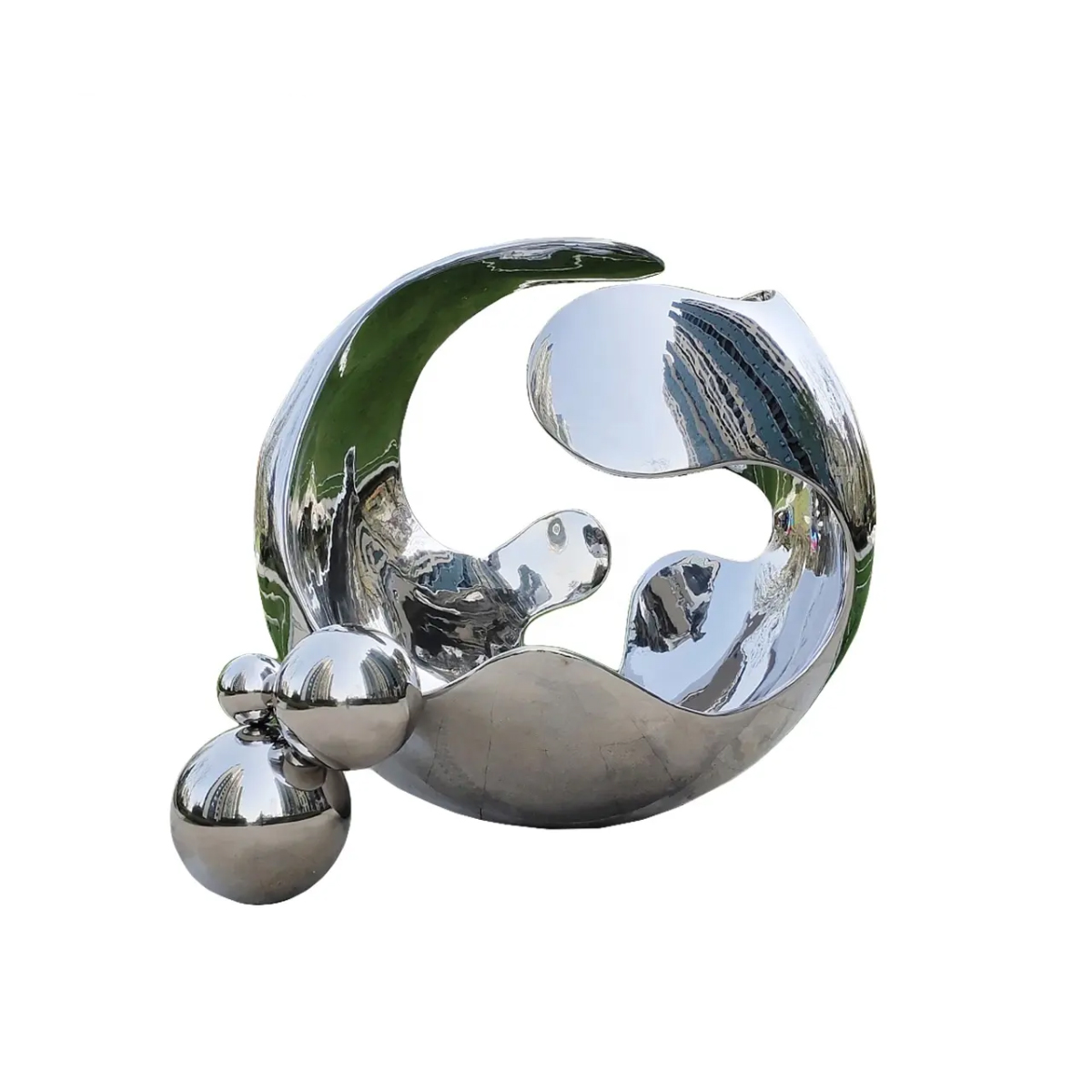Large Stainless Steel Garden Sculptures