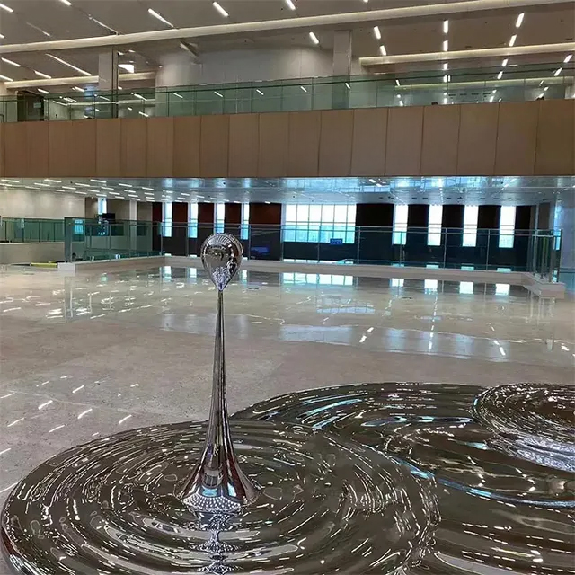 Raindrop Statue made of stainless steel