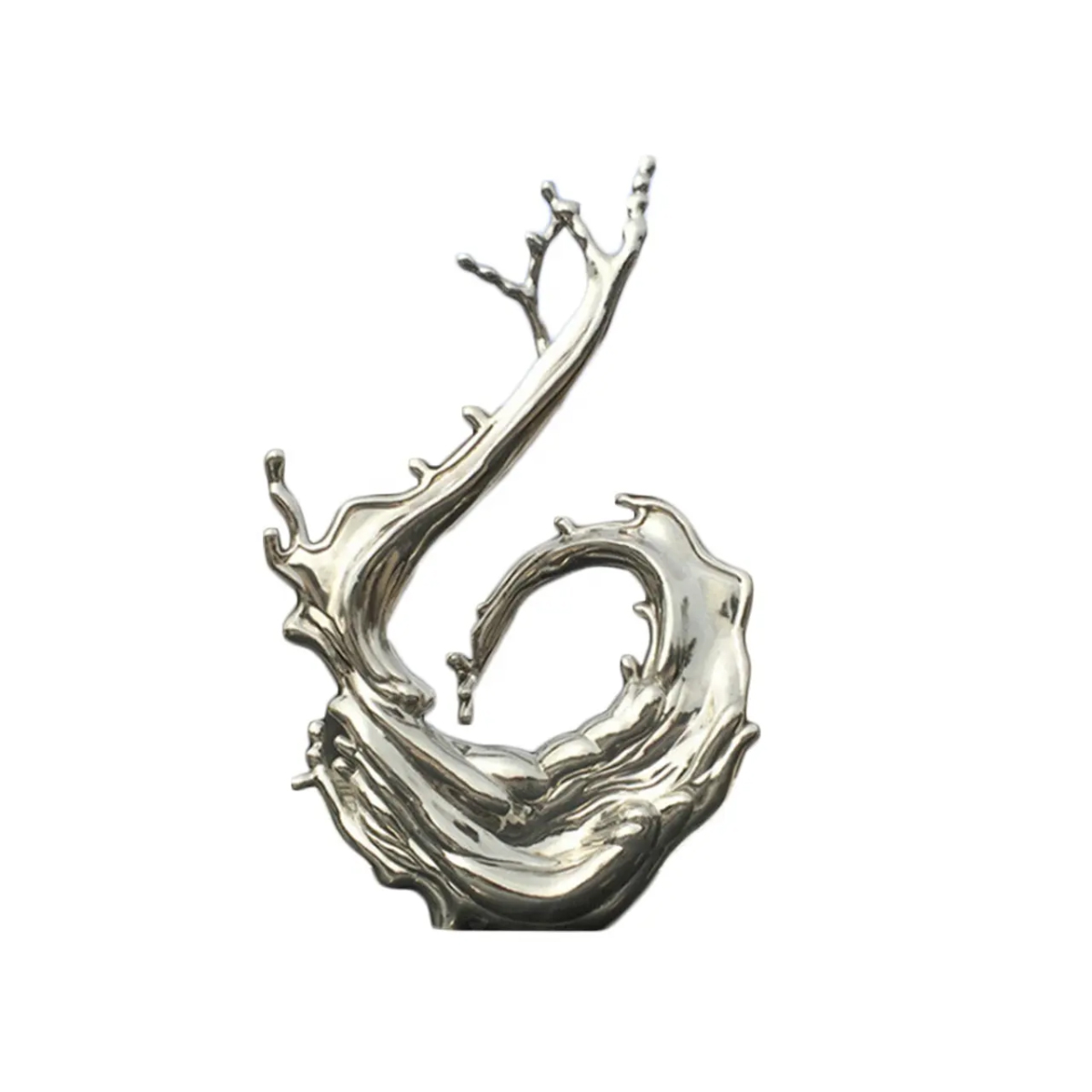 modern stainless steel Wave Art Sculpture