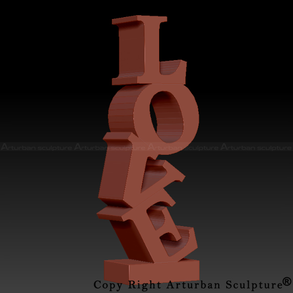 4-3D design of Love Art Sculpture with stacked letters.jpg