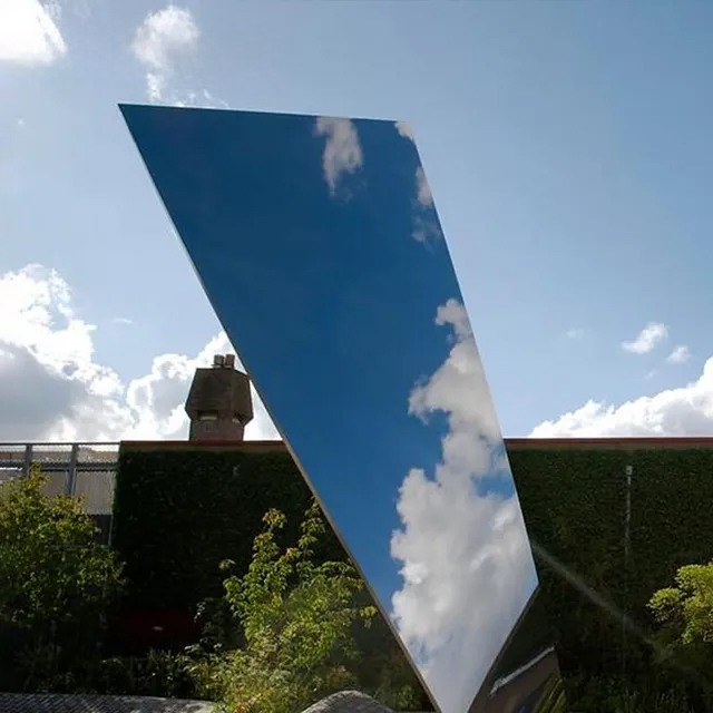 Anish Kapoor Public Art Sky Mirror sculpture in stainless steel