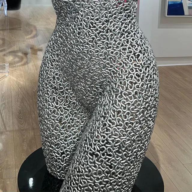 Artistic stainless steel Sculpture of Female Torso