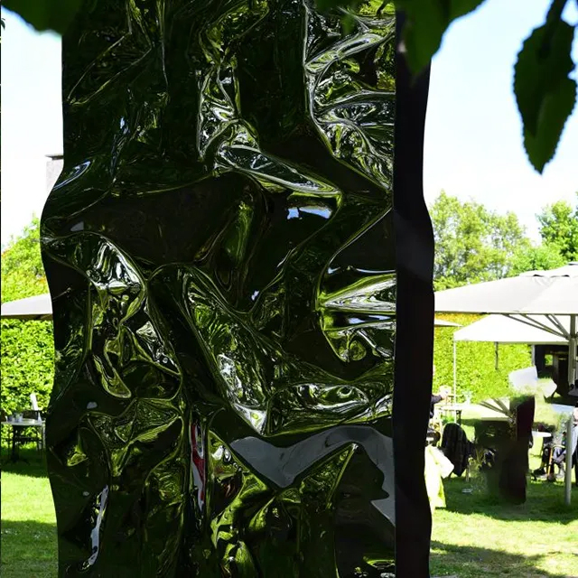 stainless steel Mirror Art Sculpture
