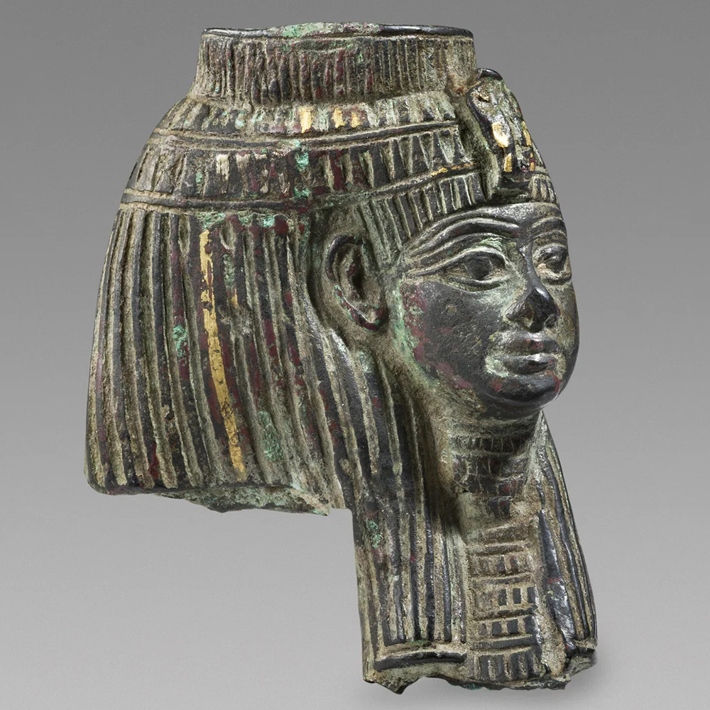 Ancient Egyptian Goddess Bust from the Late Period