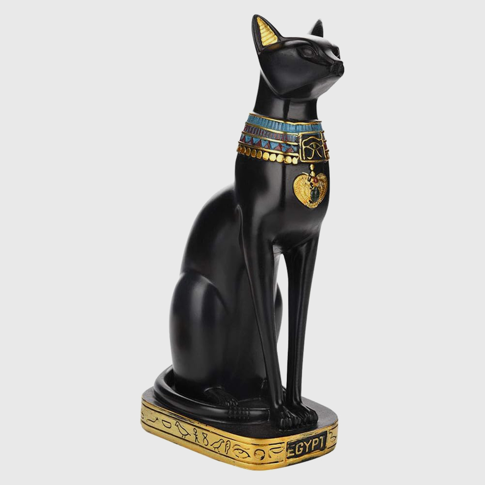 Elegant seated Ancient Egypt Cat Sculpture