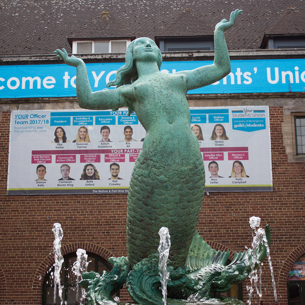 Mermaid Fountain at the University of Birmingham (4)