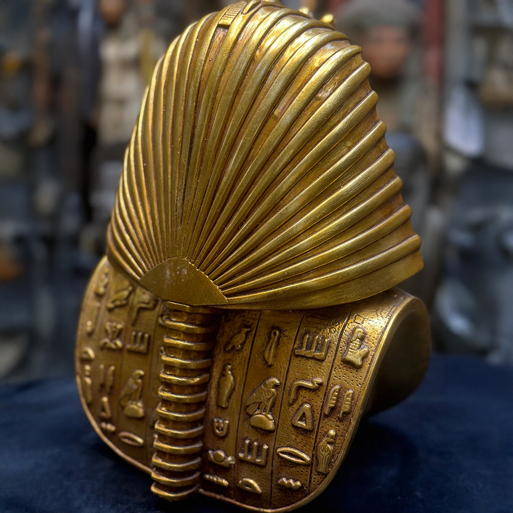 Rear view of Pharaoh Bust Sculpture