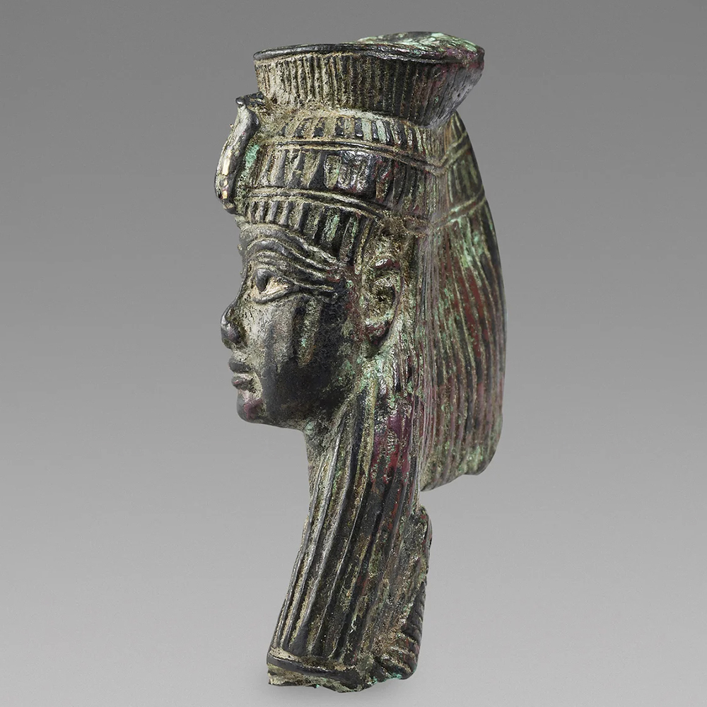 Side profile of Egyptian Goddess Bust