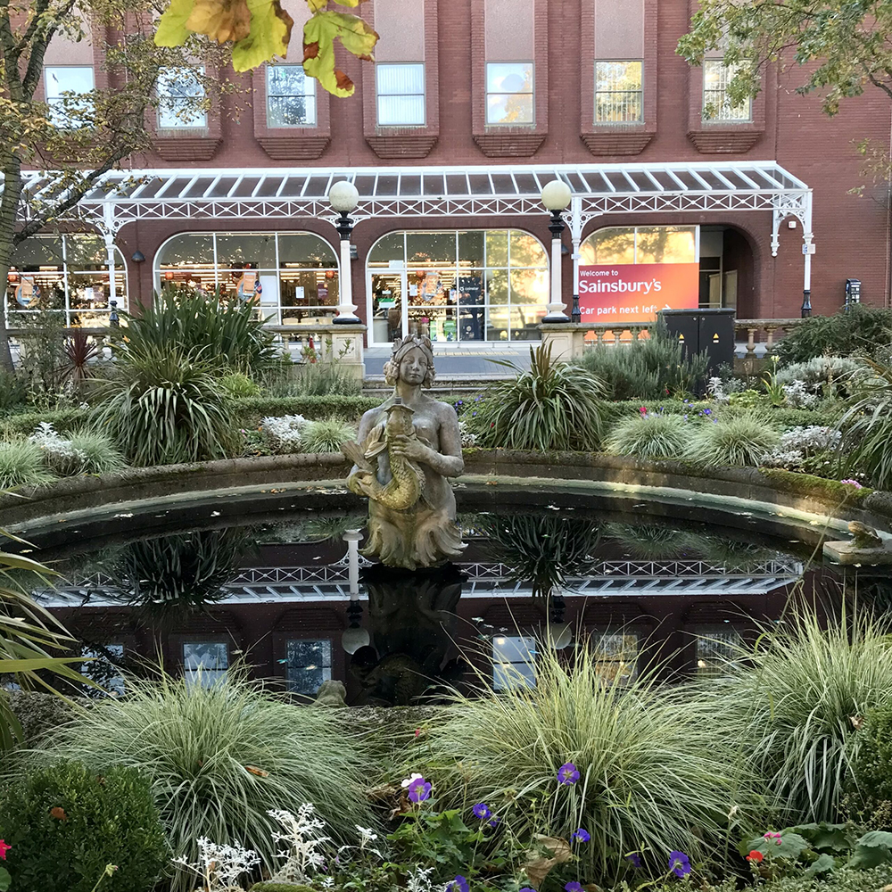 The Mermaid Fountain on Lord Street in Southport (1)