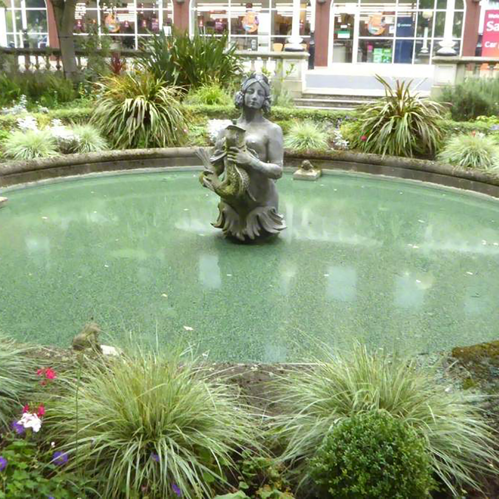 The Mermaid Fountain on Lord Street in Southport
