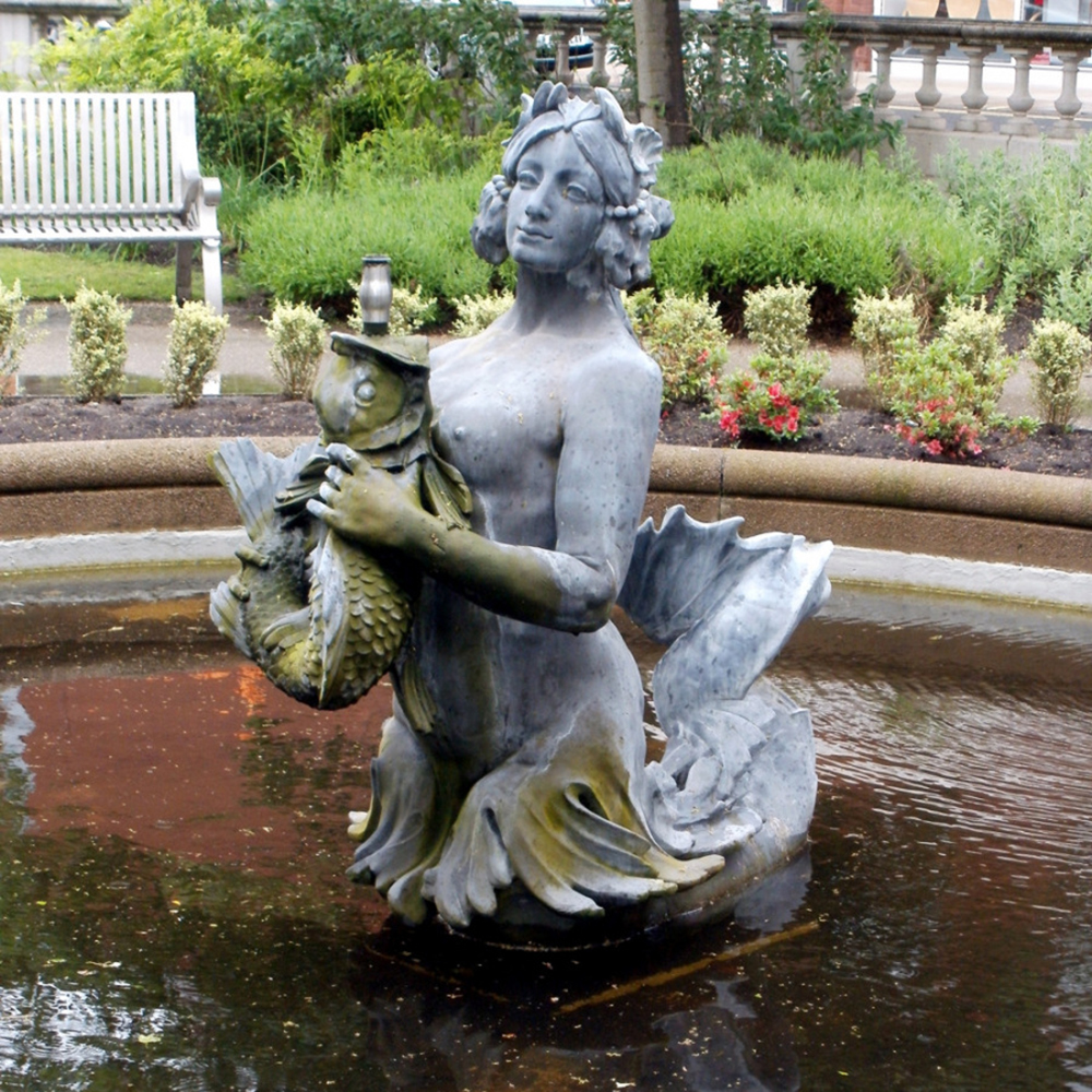 The Mermaid Fountain on Lord Street in Southport