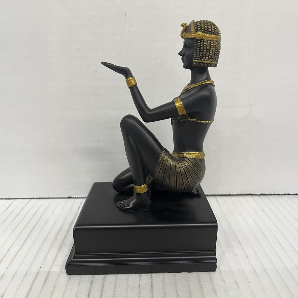 fiberglass Egyptian Princess Statue in Cleopatra style,