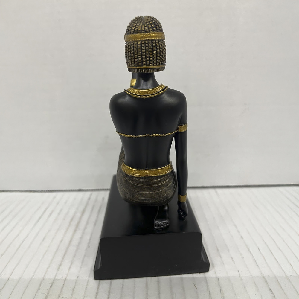 fiberglass Egyptian Princess Statue with braided hair