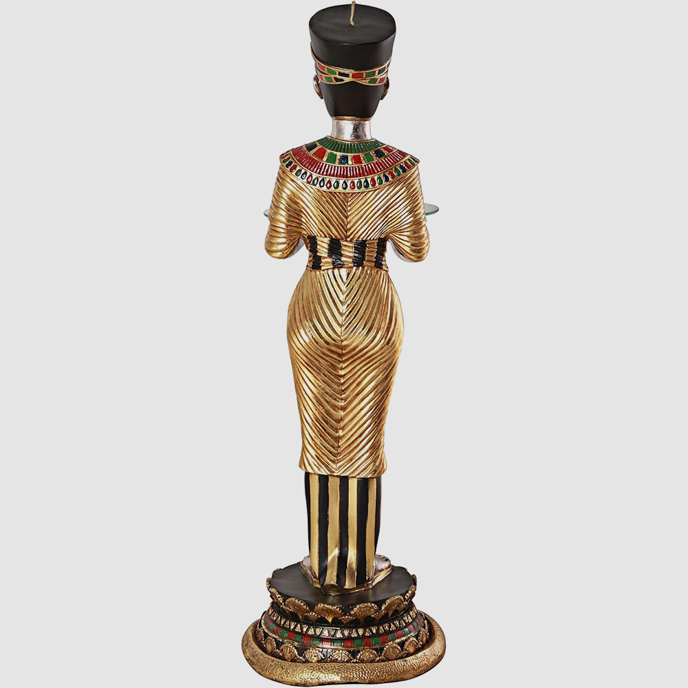 golden fiberglass Egyptian Servant Statue