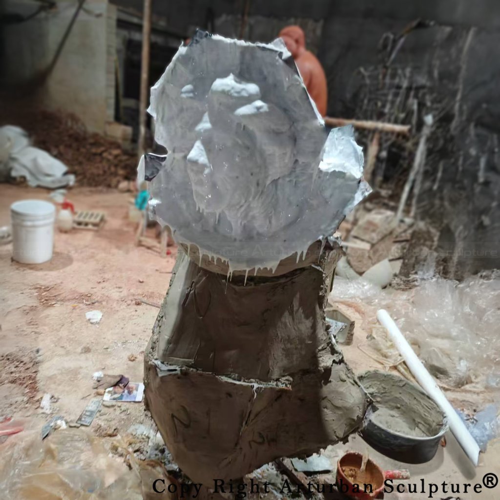 5-silicone mold of the lady's head