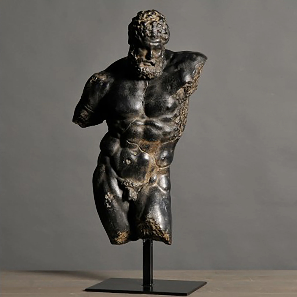 Ancient Hercules Torso bronze sculpture