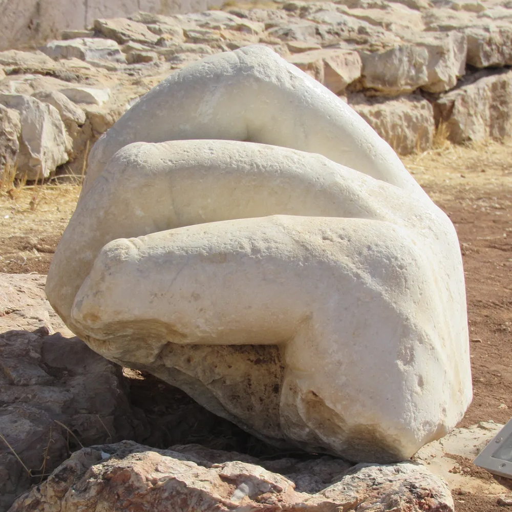 Ancient marble Hand of Hercules