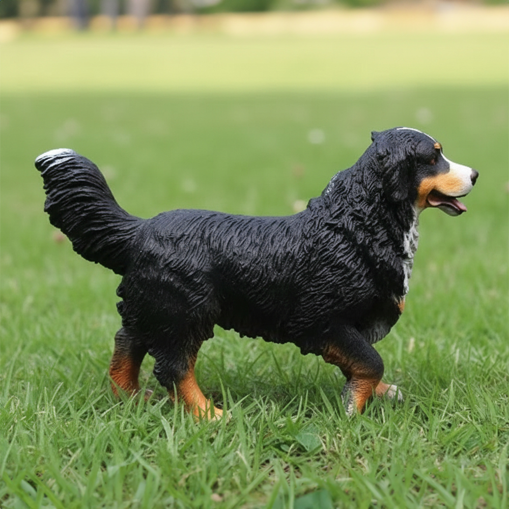 Bernese Mountain Dog Garden fieberglass Statue