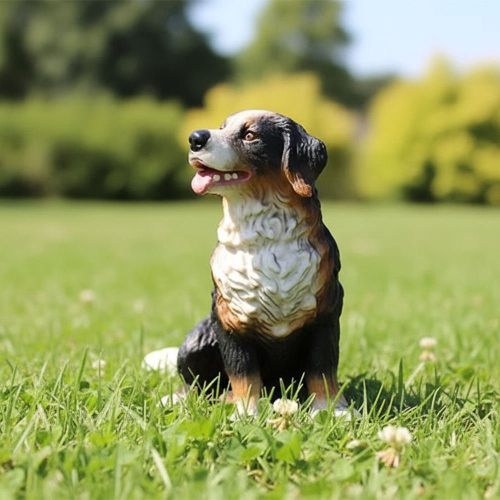 Bernese Mountain Dog fiberglass Sculpture
