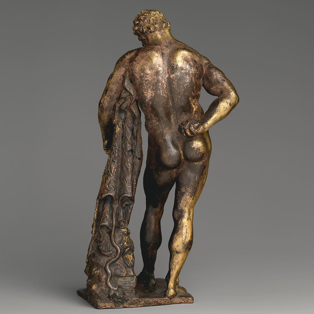 Bronze Farnese Hercules back view