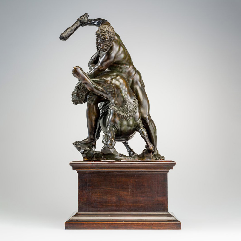 Bronze Hercules and the Centaur Nessus statue