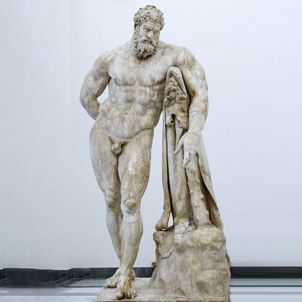 Giant Statue of Hercules marble art