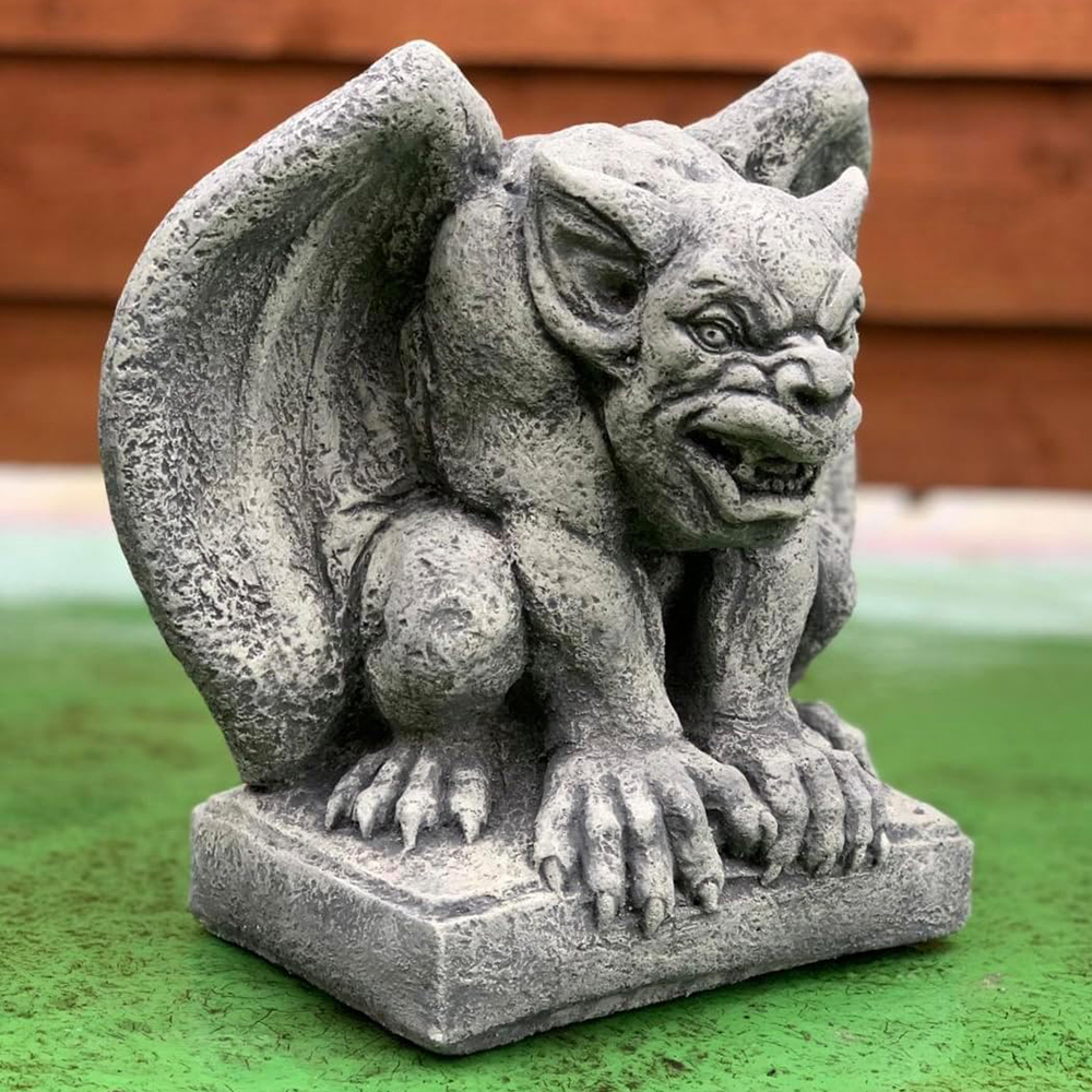 Gothic stone Gargoyle Lawn Statue