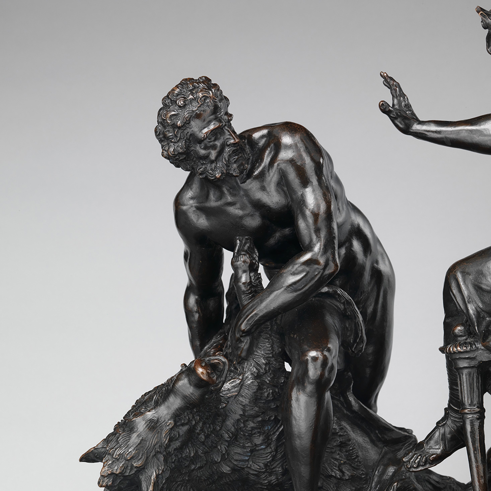 Greek Statue of Herakles myth sculpture