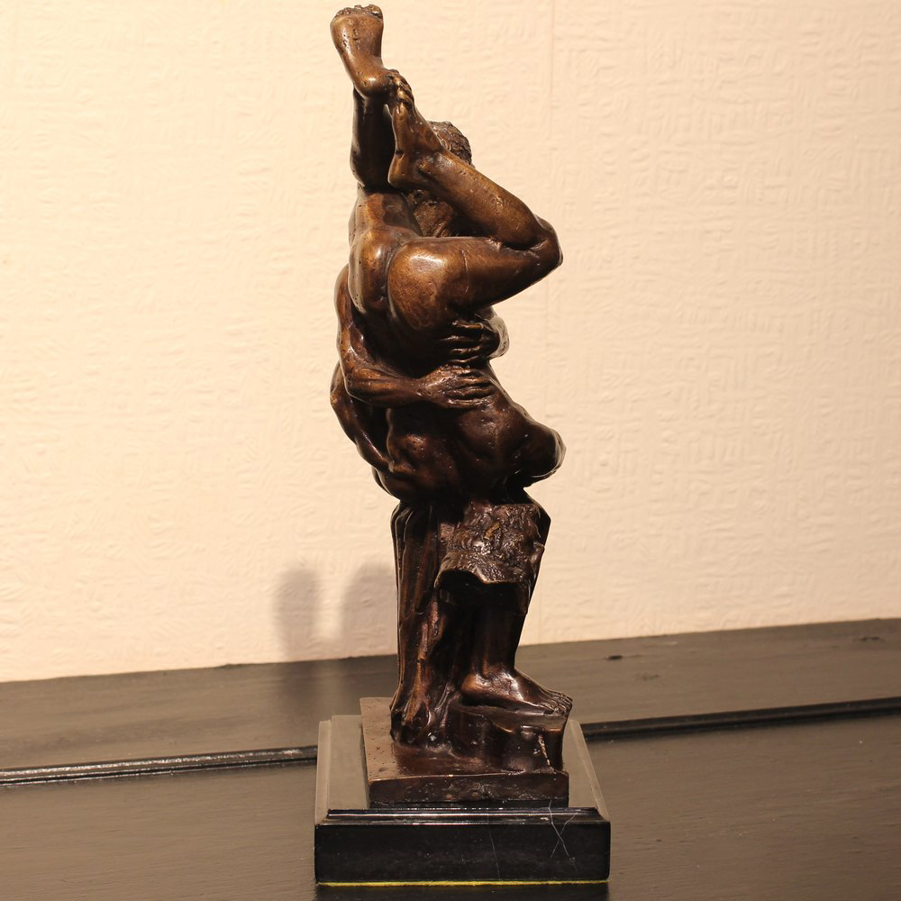 Hercules Diomedes bronze art statue