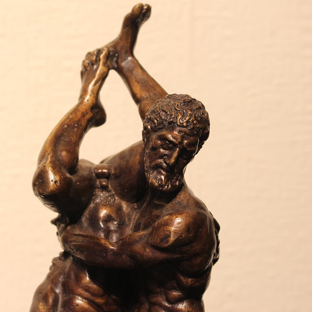 Hercules Diomedes bronze wrestling