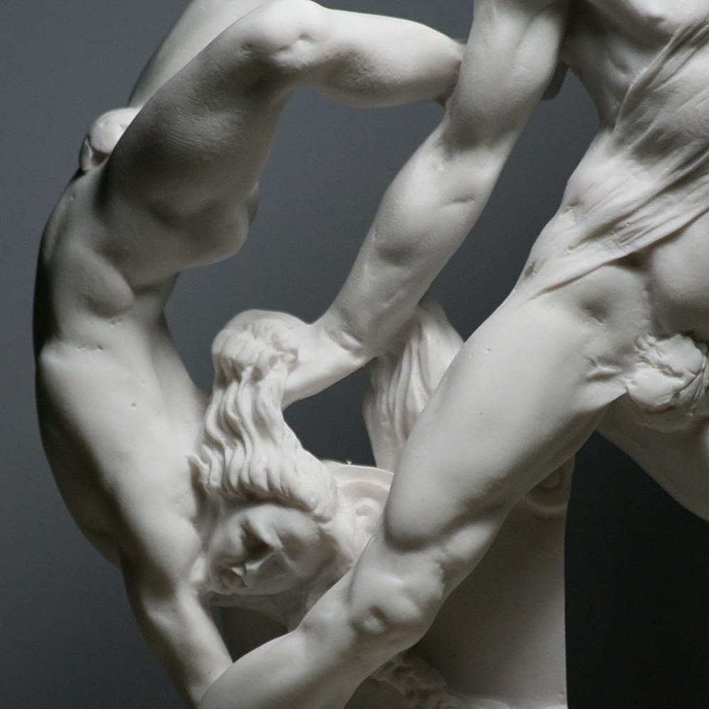 Marble Hercules and Lichas statue