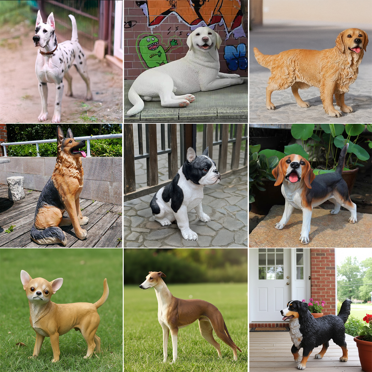 Popular Dog Statues for Front Porch