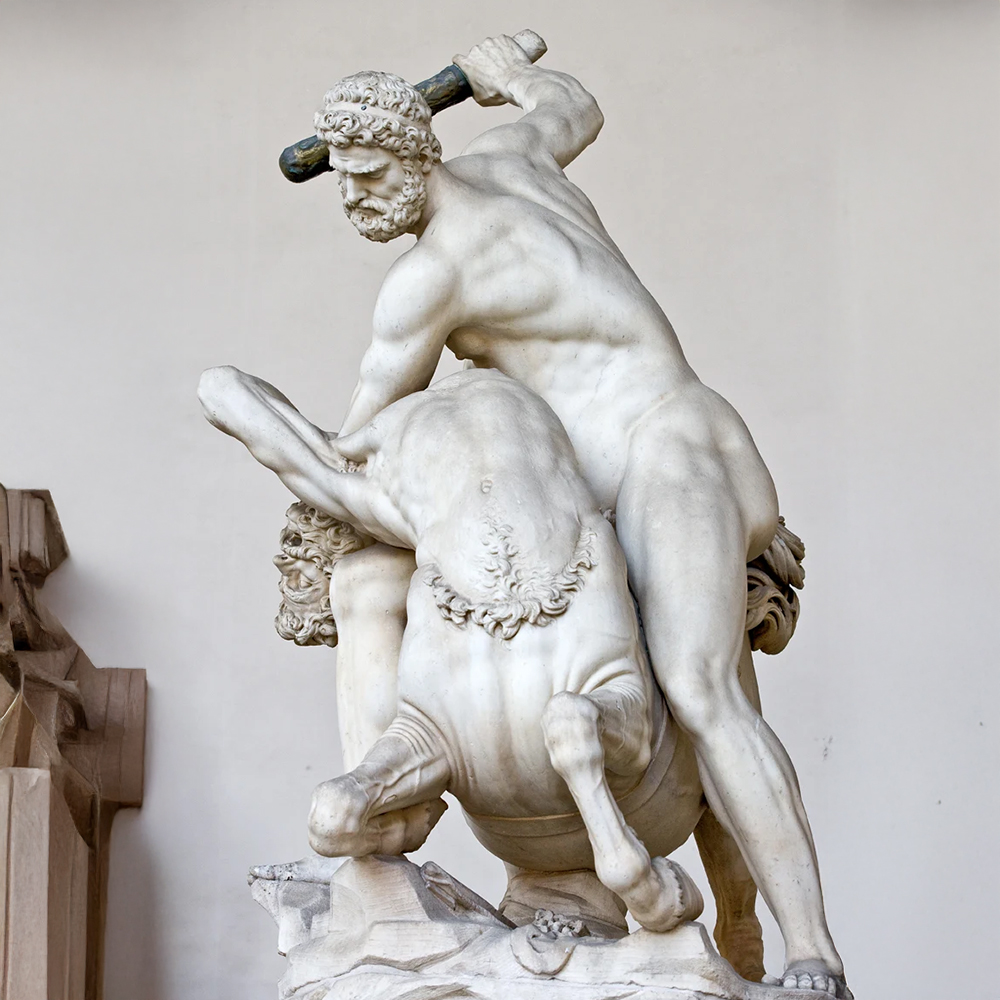 Giambologna Hercules beating the Centaur Nessus, 1599