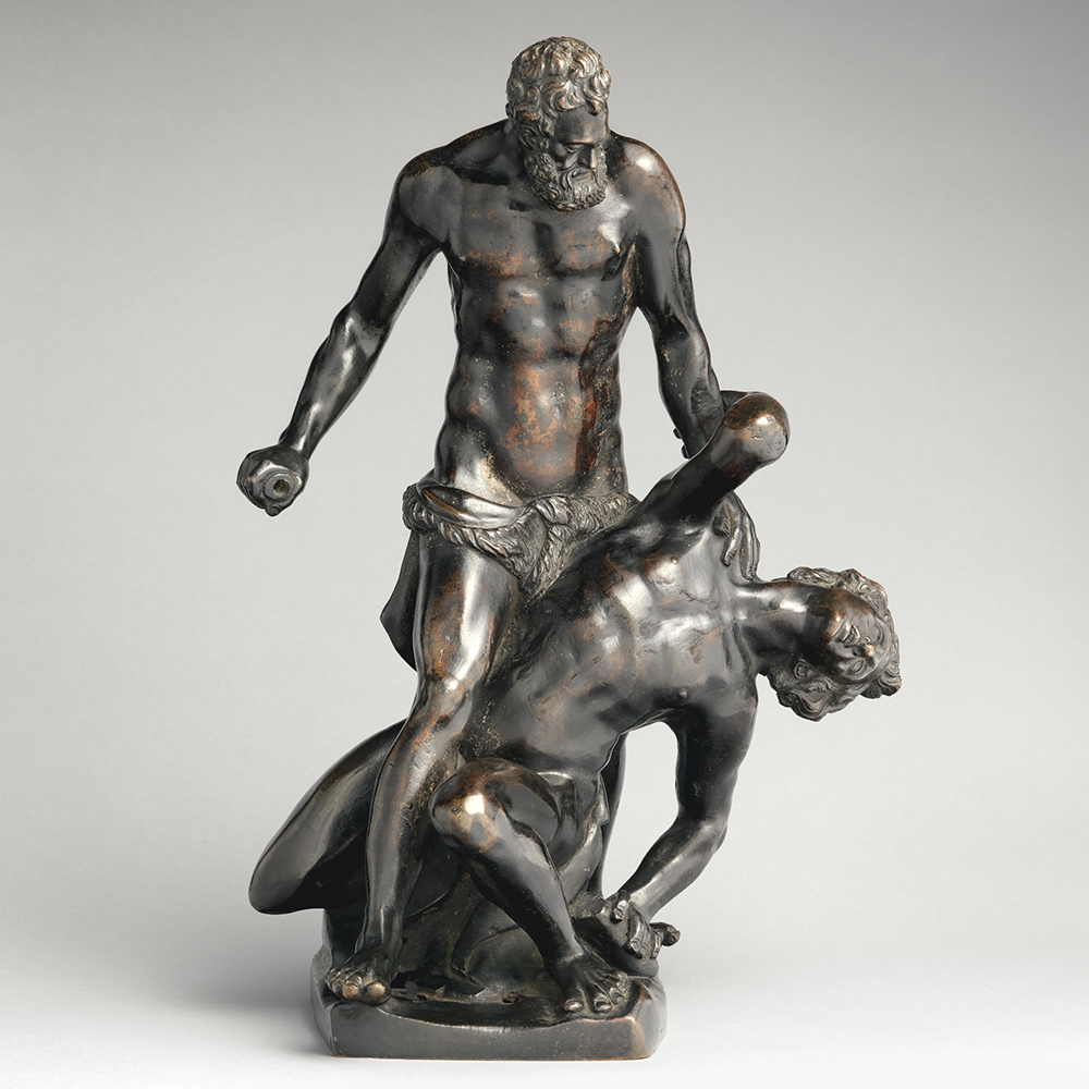 Samson Slaying a Philistine Statue bronze