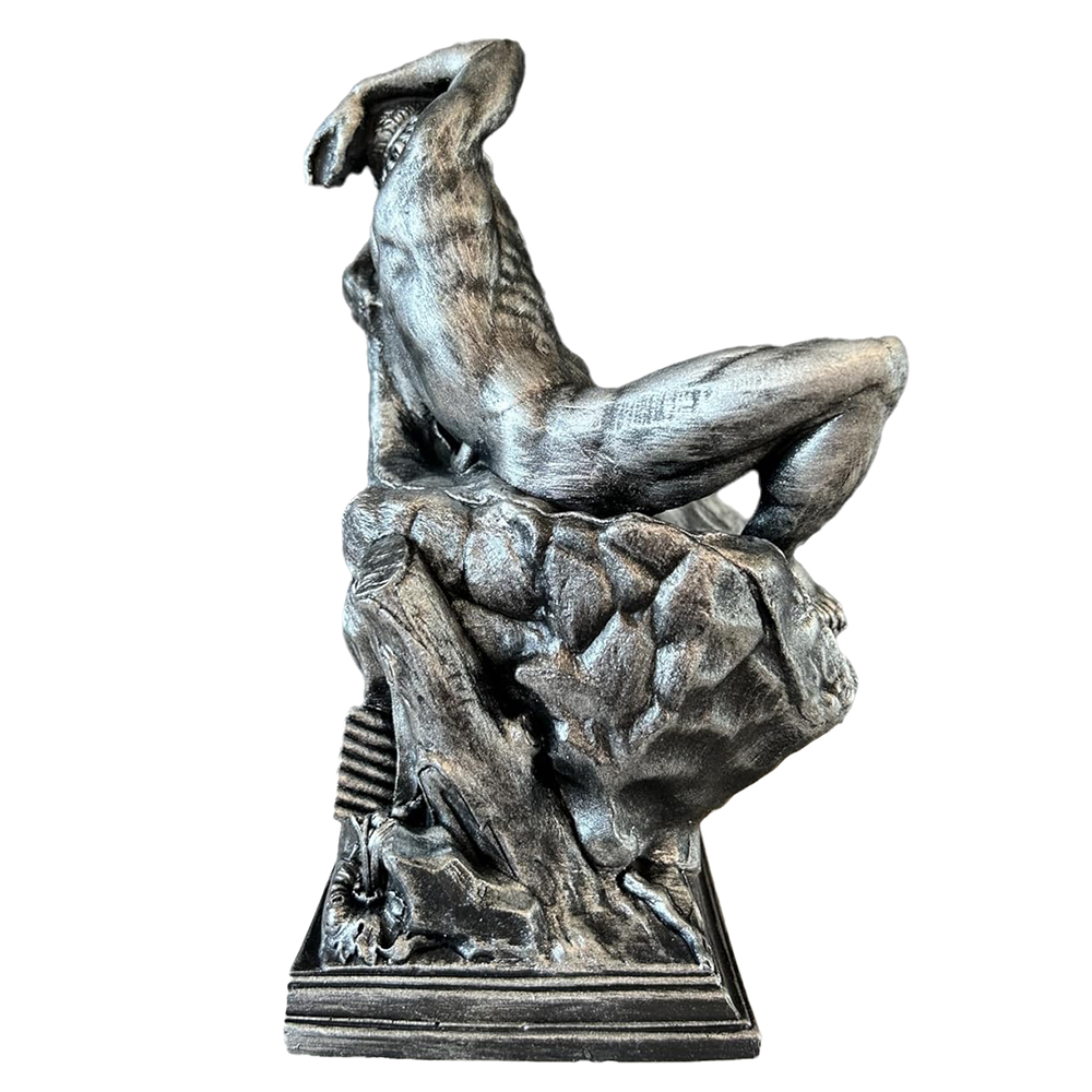 Sleeping Faun Sculpture bronze figure