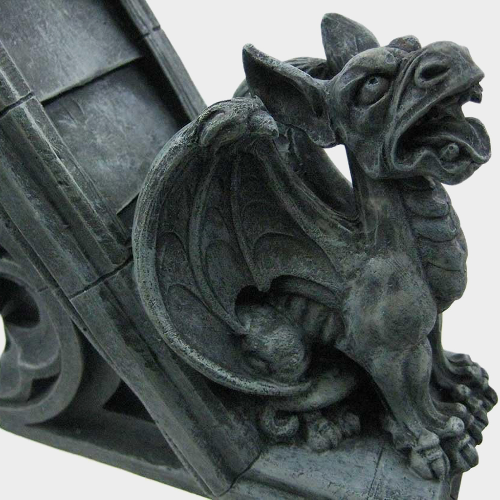 bronze gargoyle statues for roof close-up