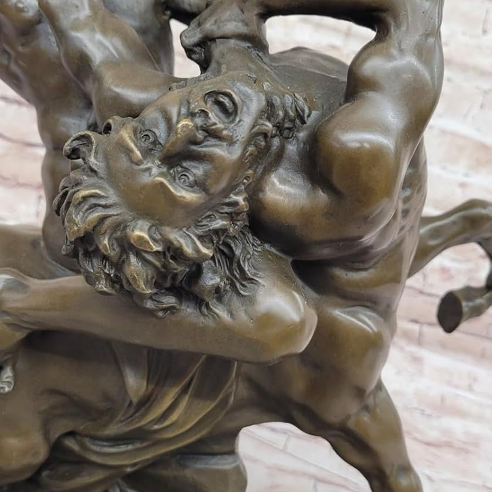 bronze hercules and centaur Nessus sculpture