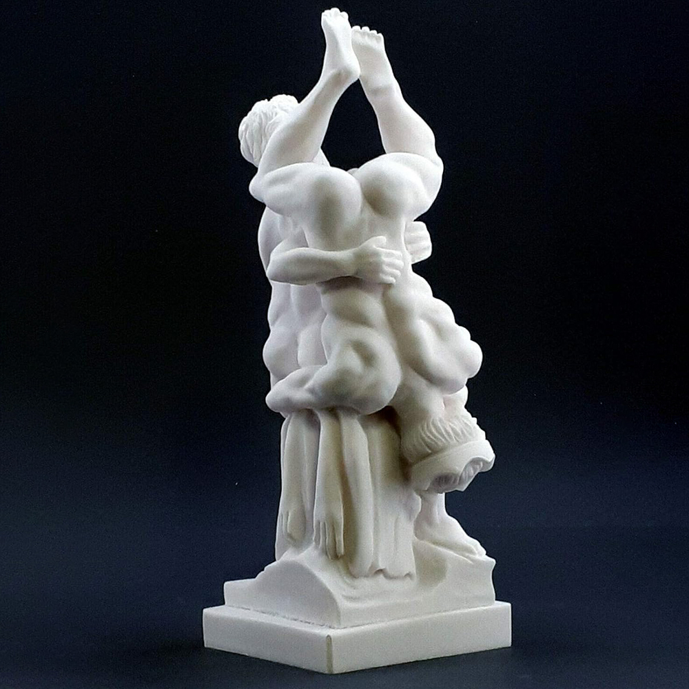 hercules and diomedes marble sculpture