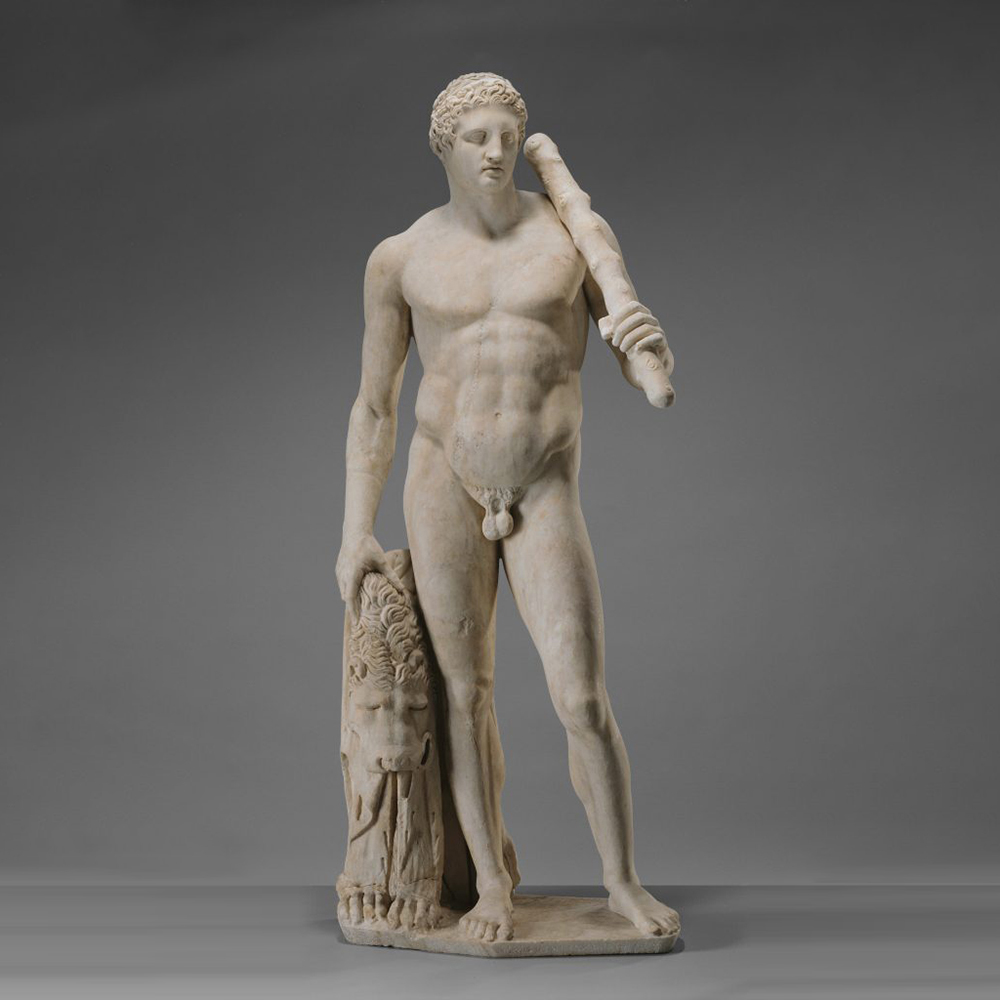 marble Statue of Hercules Lansdowne Herakles