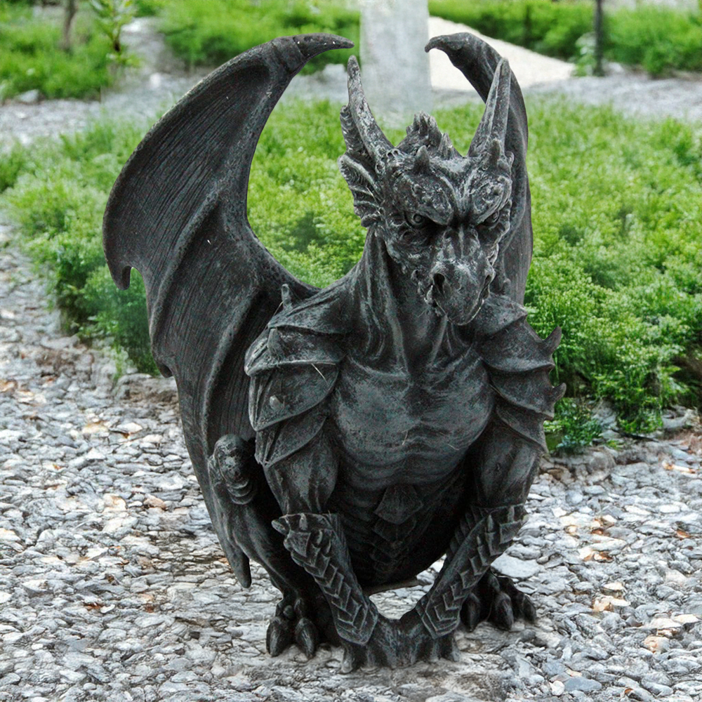 outdoor bronze Dragon Gargoyle Statues