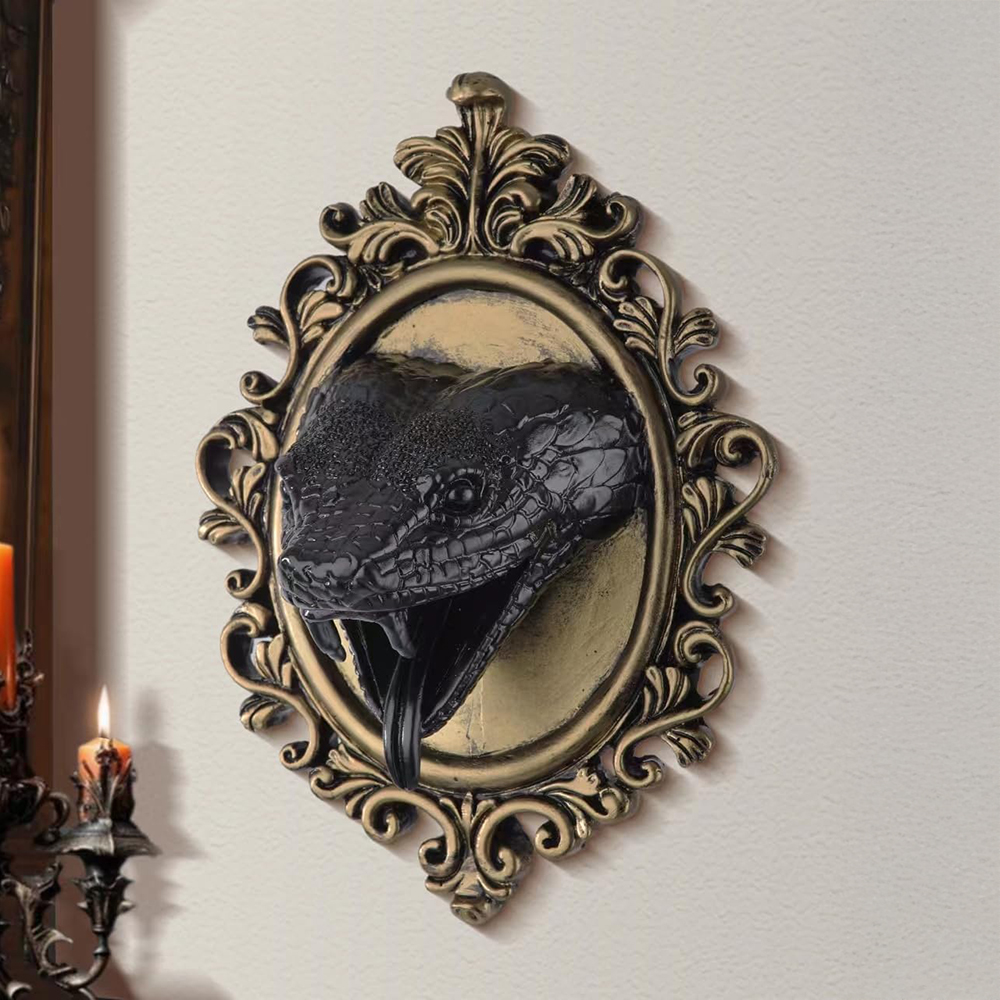 resin Snake Head Decoration wall art