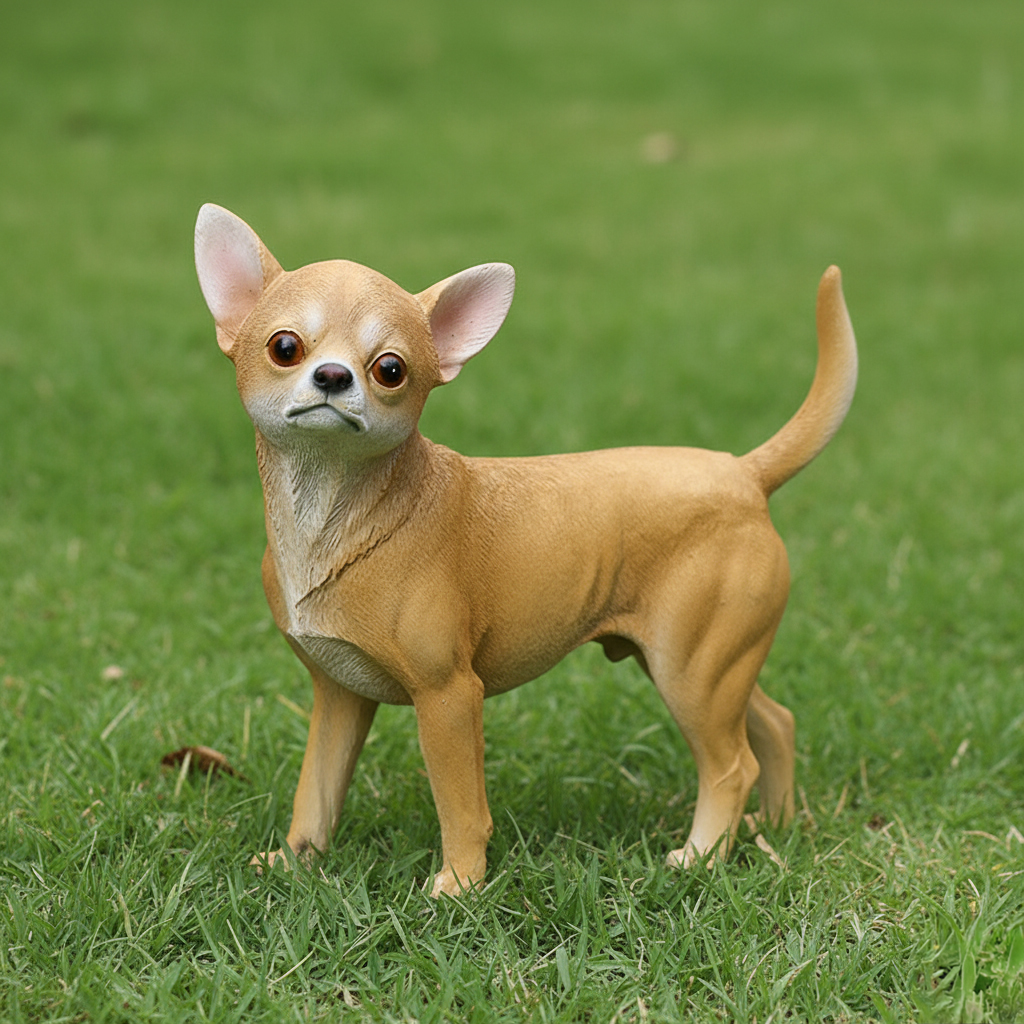 standing Outdoor Chihuahua lawn Statue