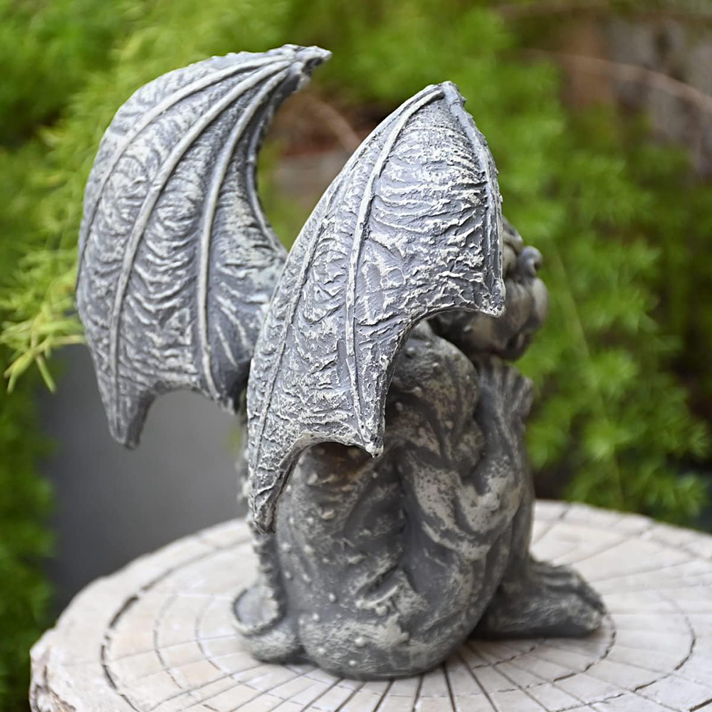 stone Gargoyle Yard Décor sculptur