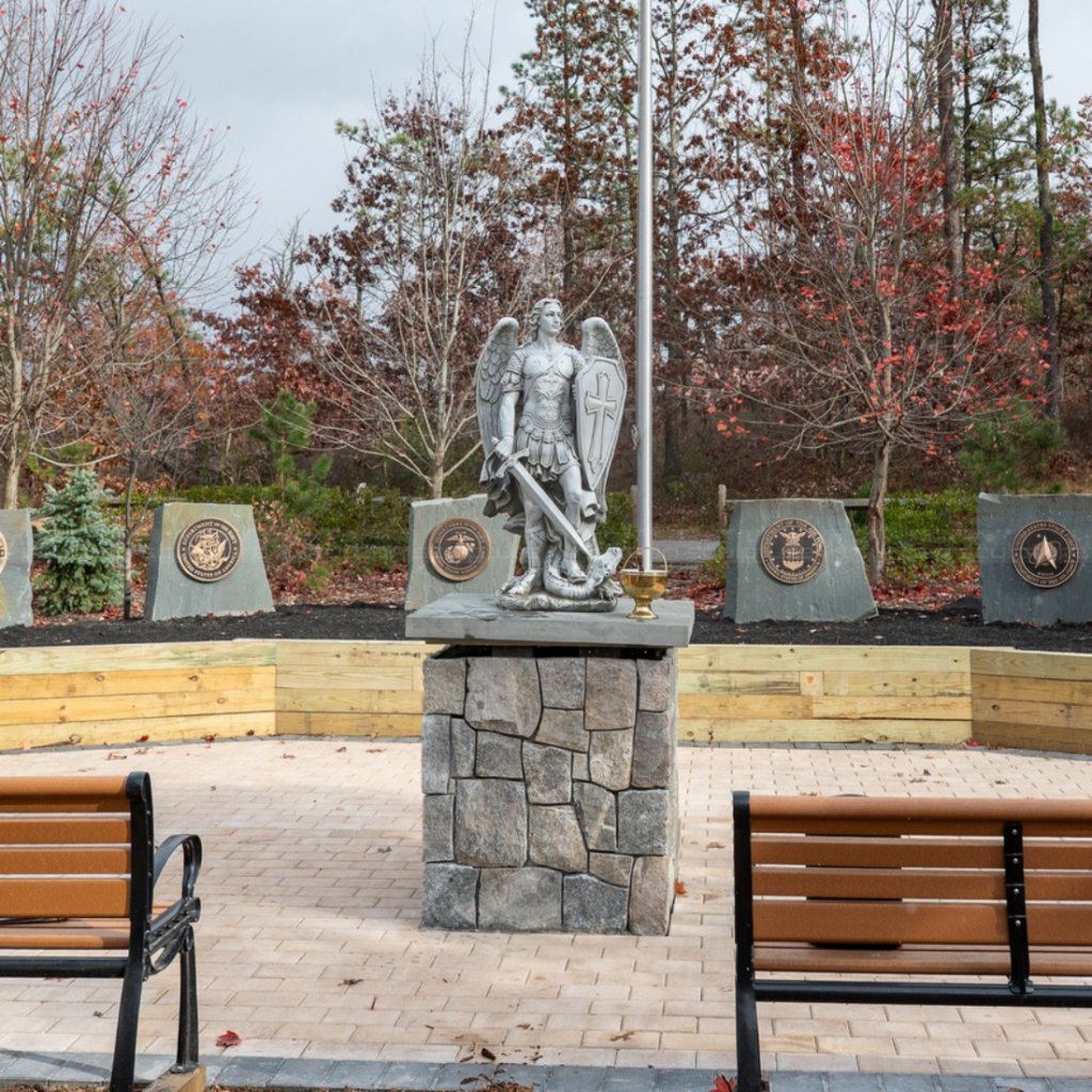 14-3 St Michael statue in memorial park