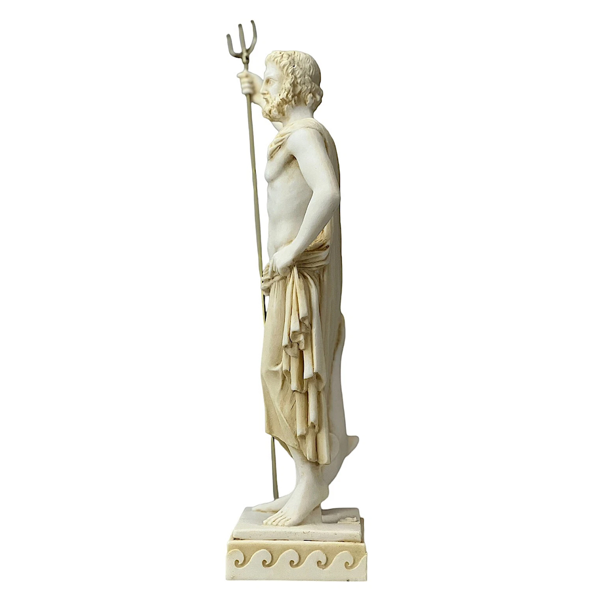 Ancient greek and roman Poseidon marble Statue