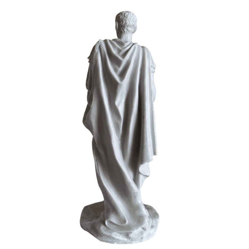 Back detail Julius Caesar Marble Statue