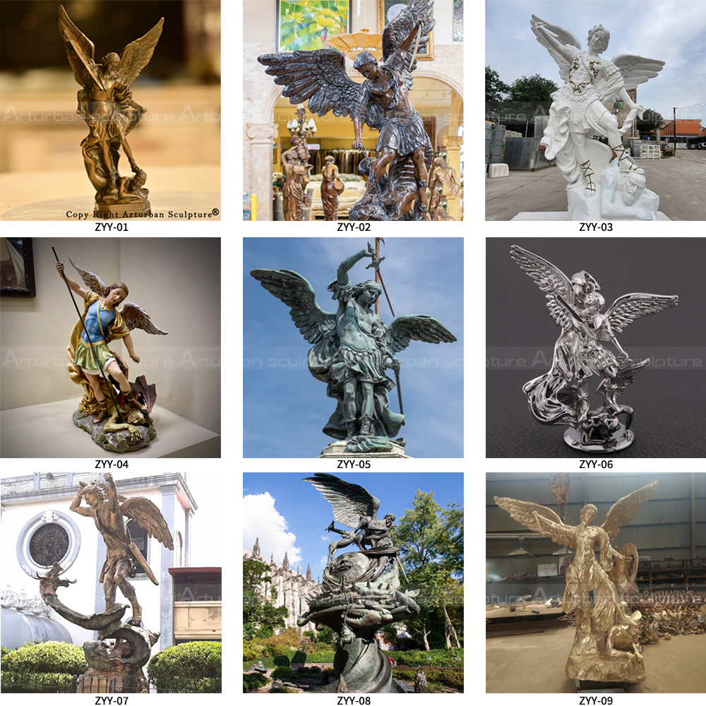 Catalog of Large St Michael Statues for Sale (1)
