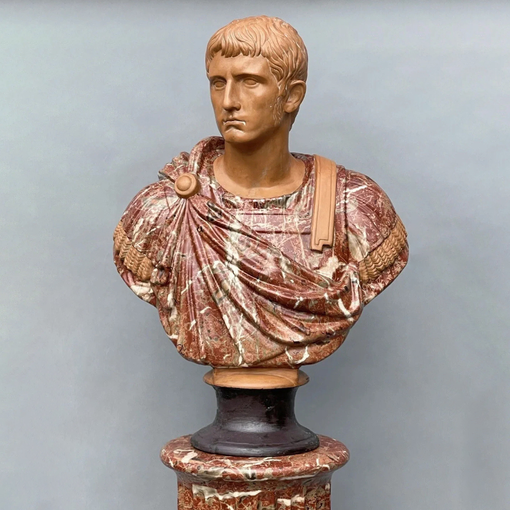 Full bust of Marble Statue of Augustus
