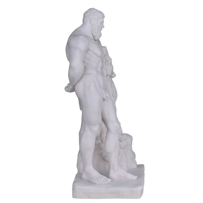 Lysippos Farnese Hercules marble side view